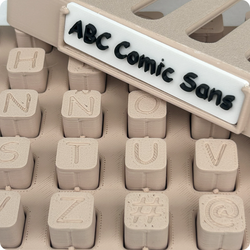 ABC Comic Sans