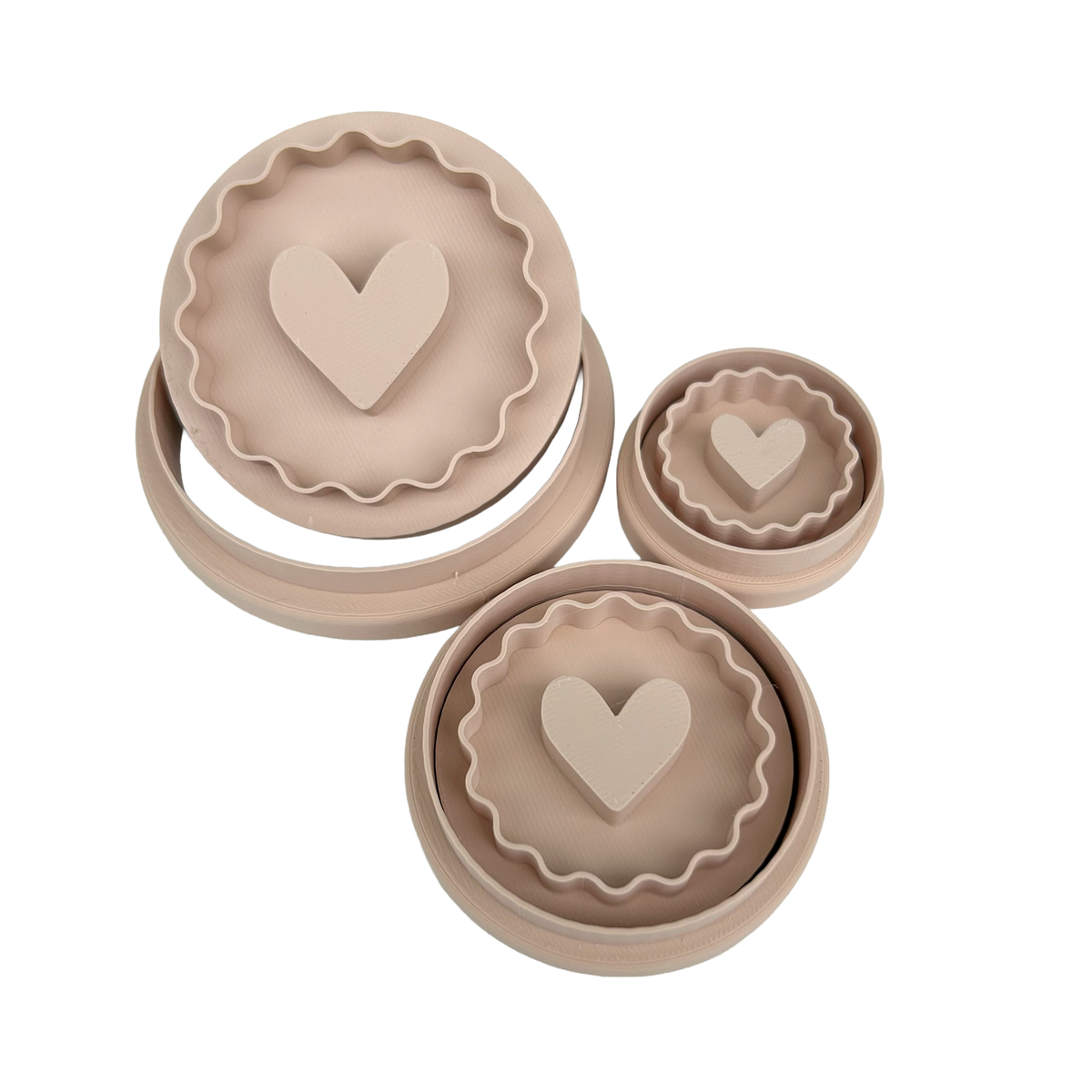 Cortadores Set Corazones 1