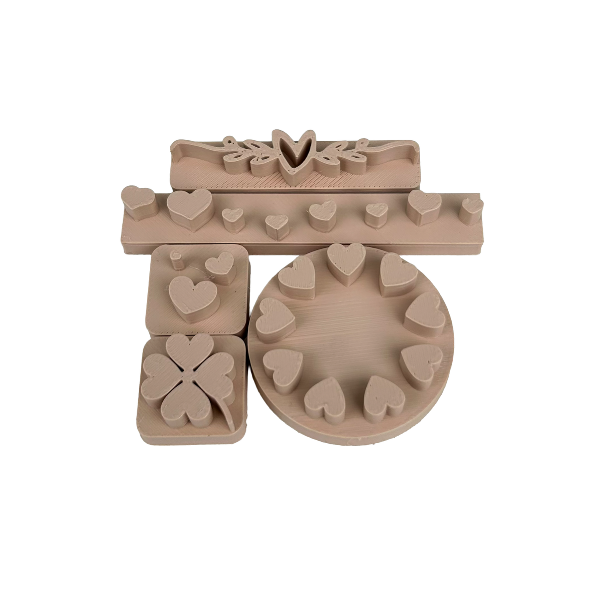 Cortadores Set Corazones Peque