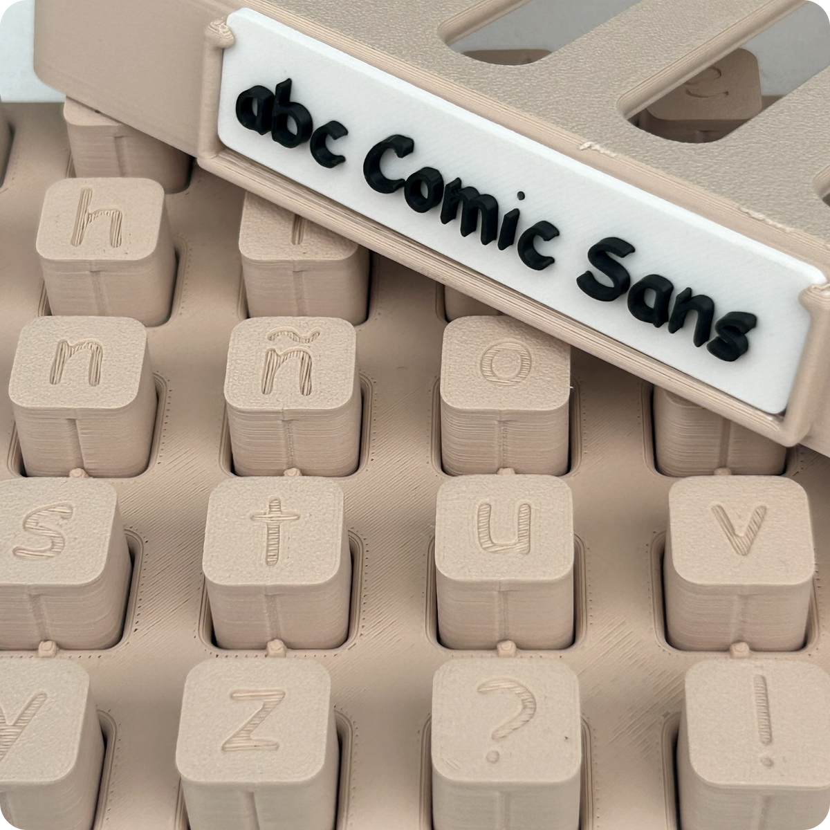 abc Comic Sans