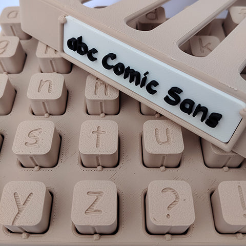abc Comic Sans