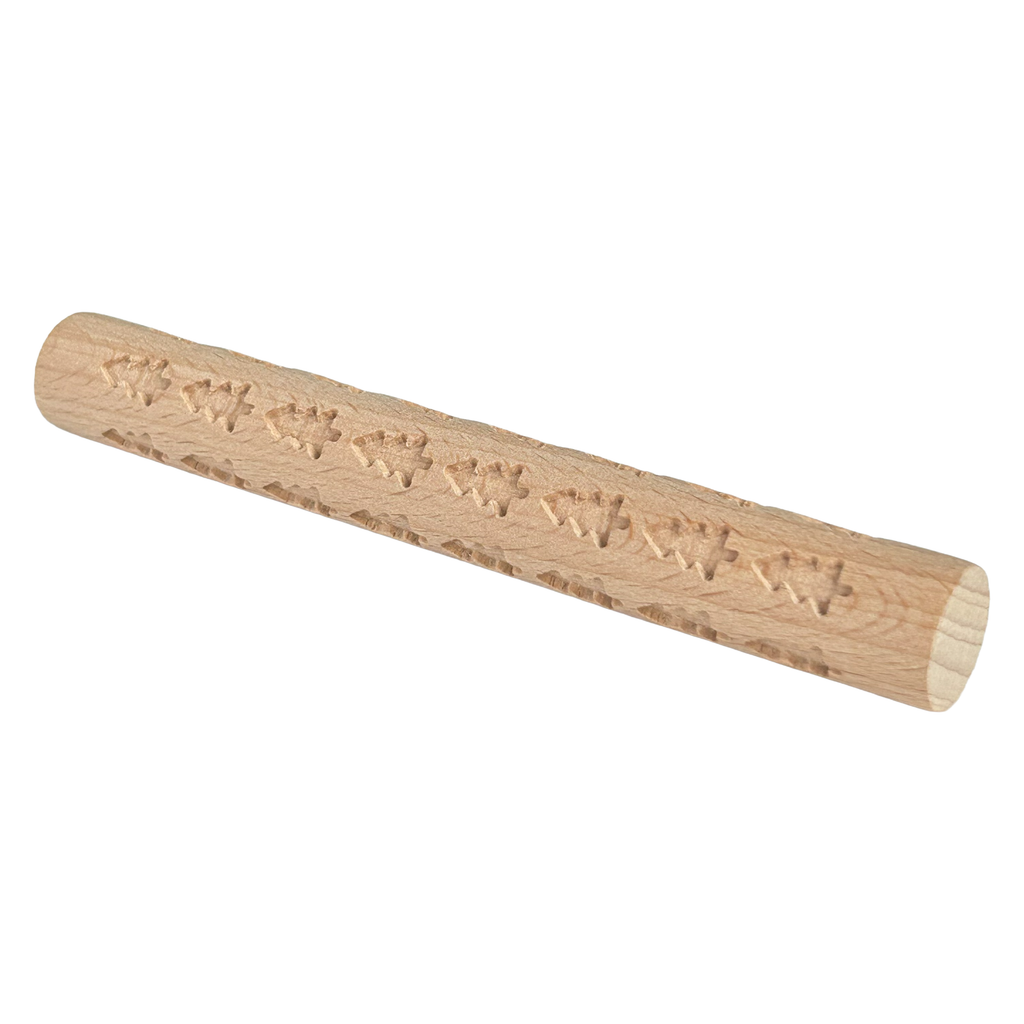 Roller de Madera con Textura Pinos 15cm